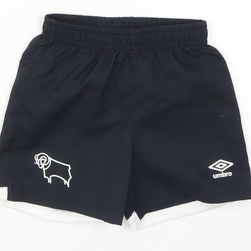 Umbro Boys Black   Cropped Trousers Size 3-6 Months