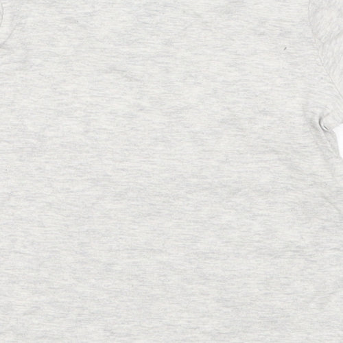 Fred & Flo Boys Grey   Basic T-Shirt Size 3-6 Months  - Mummy's Little Tiny Dribbler Football
