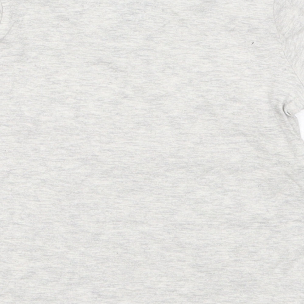 Fred & Flo Boys Grey   Basic T-Shirt Size 3-6 Months  - Mummy's Little Tiny Dribbler Football