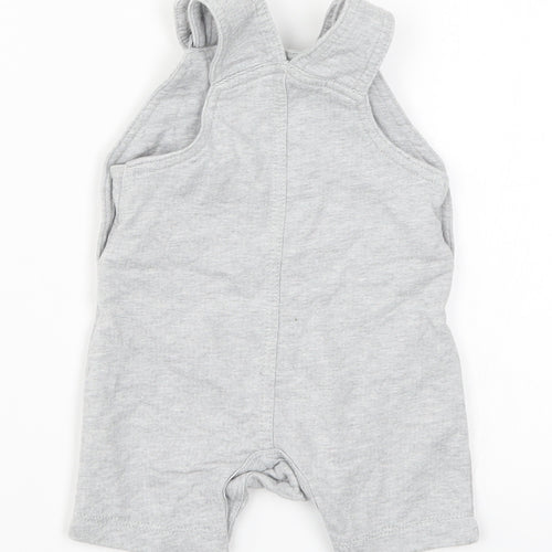 George Baby Grey   Dungaree One-Piece Size 0-3 Months  - Hero