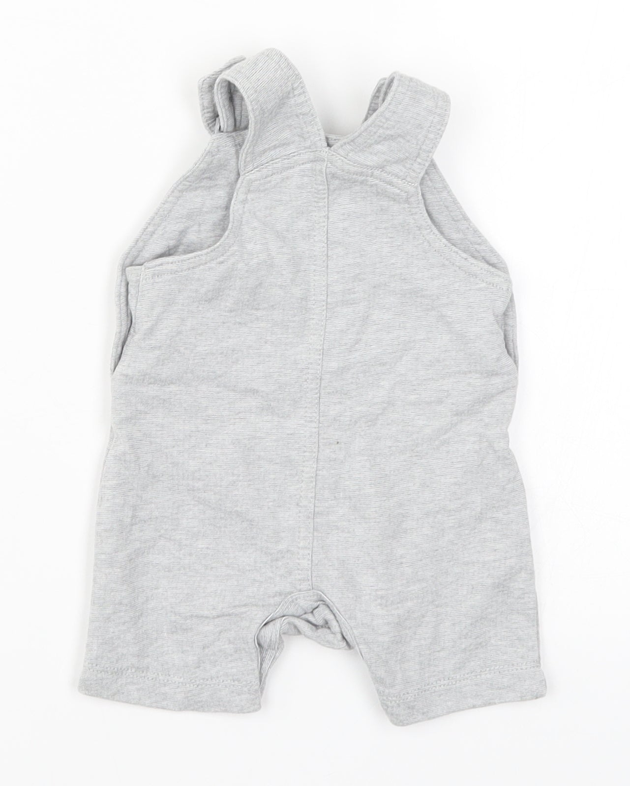 George Baby Grey   Dungaree One-Piece Size 0-3 Months  - Hero