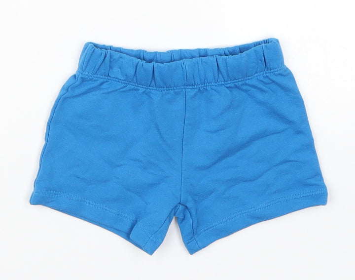 F&F Boys Blue   Cropped Trousers Size 3-6 Months