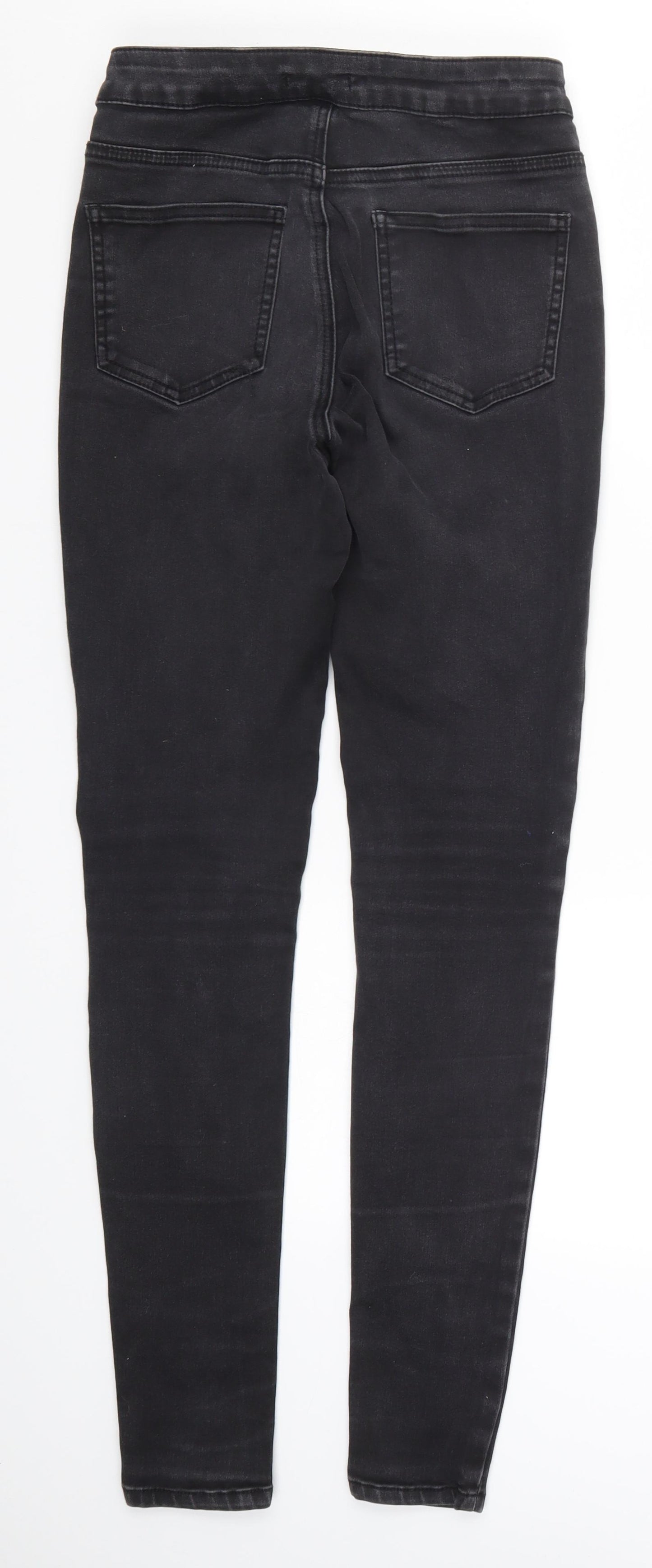TU Womens Black  Denim Skinny Jeans Size 8 L29 in
