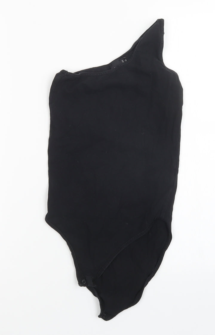 ASOS Womens Black   Bodysuit One-Piece Size 8