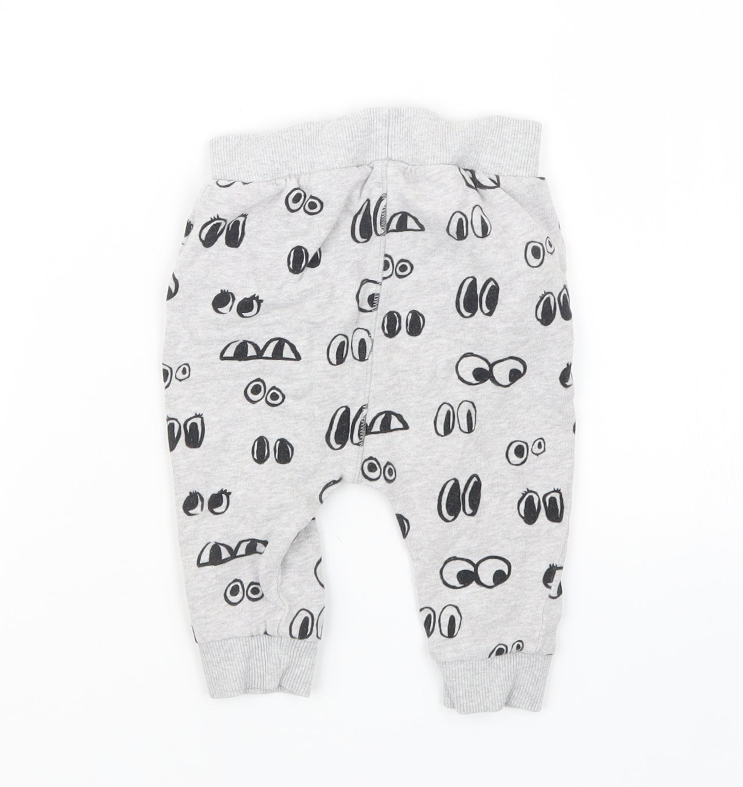 NEXT Baby Grey   Jogger Trousers Size 6-9 Months