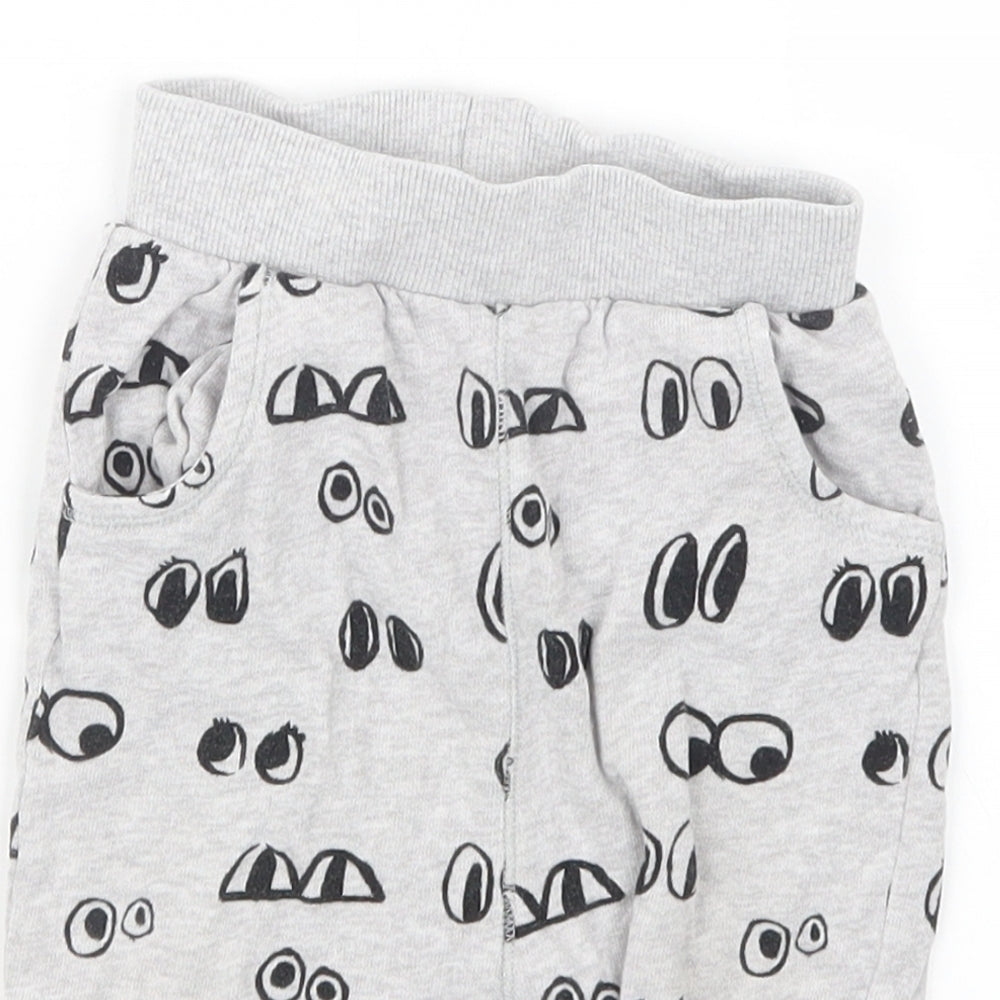 NEXT Baby Grey   Jogger Trousers Size 6-9 Months