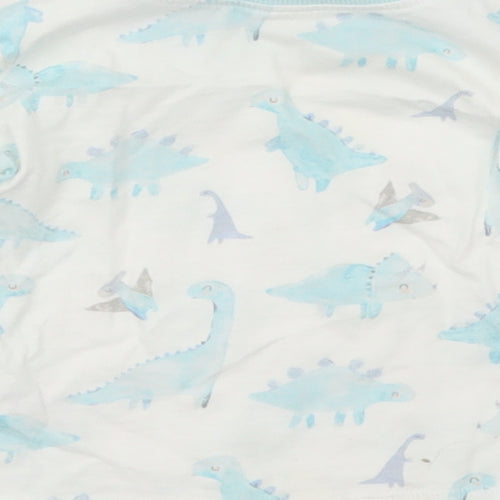 George Boys Blue Geometric  Basic T-Shirt Size 3-6 Months