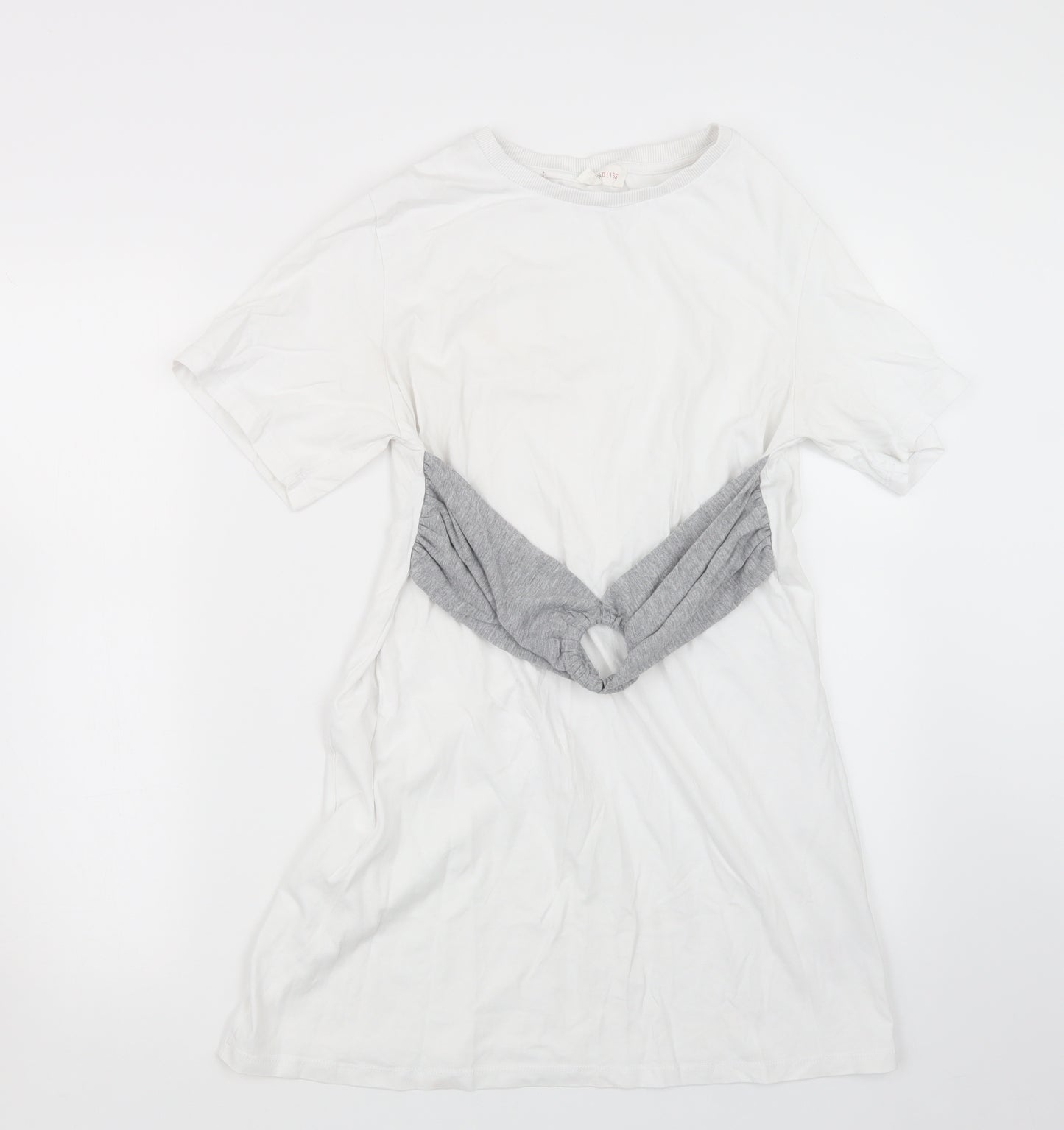 Urban Bliss Womens White   Basic T-Shirt Size 14