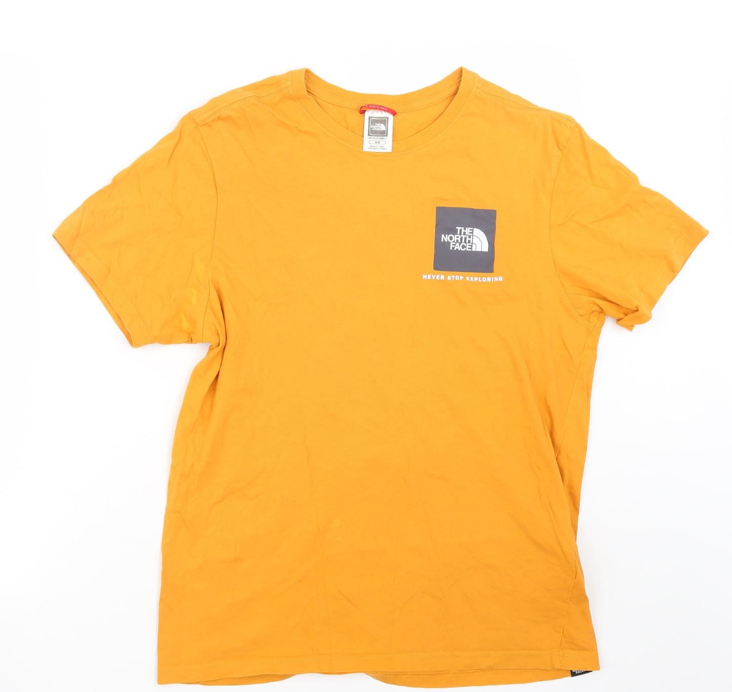 The North Face Mens Orange    T-Shirt Size M