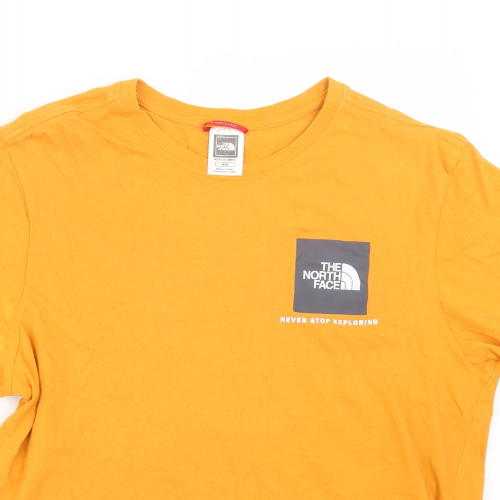 The North Face Mens Orange    T-Shirt Size M