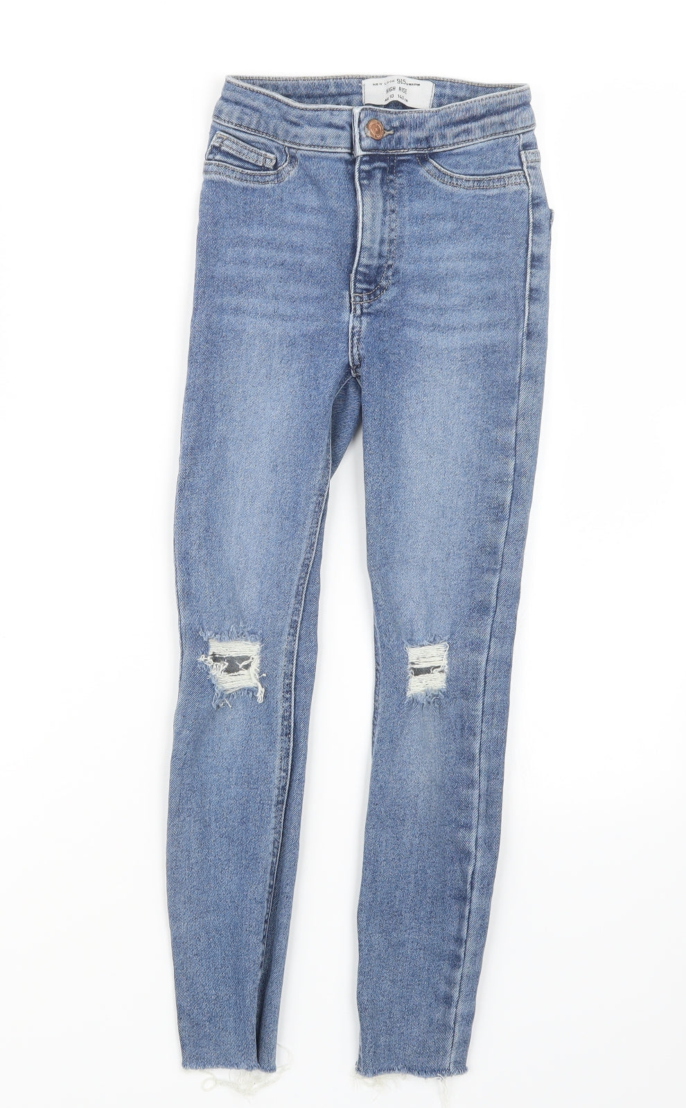 New Look Girls Blue  Denim Straight Jeans Size 10 Years