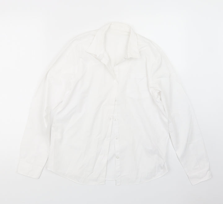 George Boys White   Basic Button-Up Size 13-14 Years