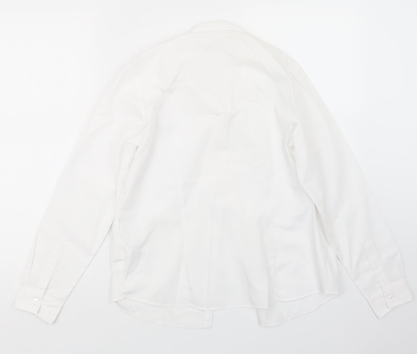 George Boys White   Basic Button-Up Size 13-14 Years