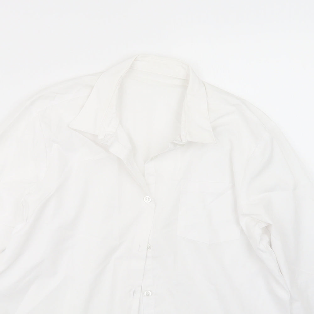 George Boys White   Basic Button-Up Size 13-14 Years