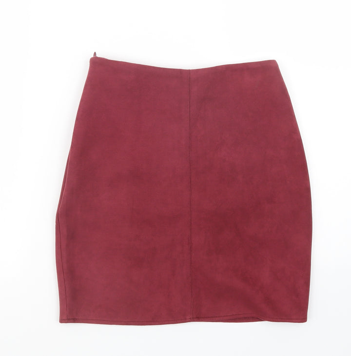 Missguided Womens Pink   Straight & Pencil Skirt Size 6