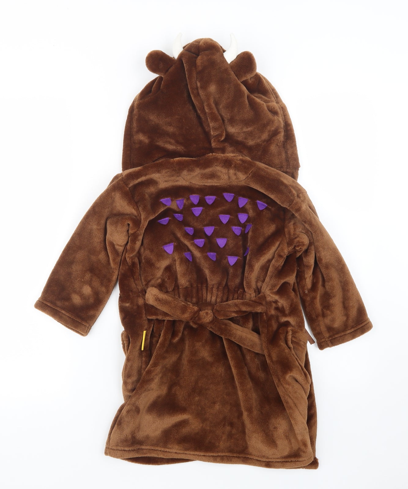 Marks and Spencer Boys Brown Geometric   Gown Size 3-4 Years  - The Gruffalo