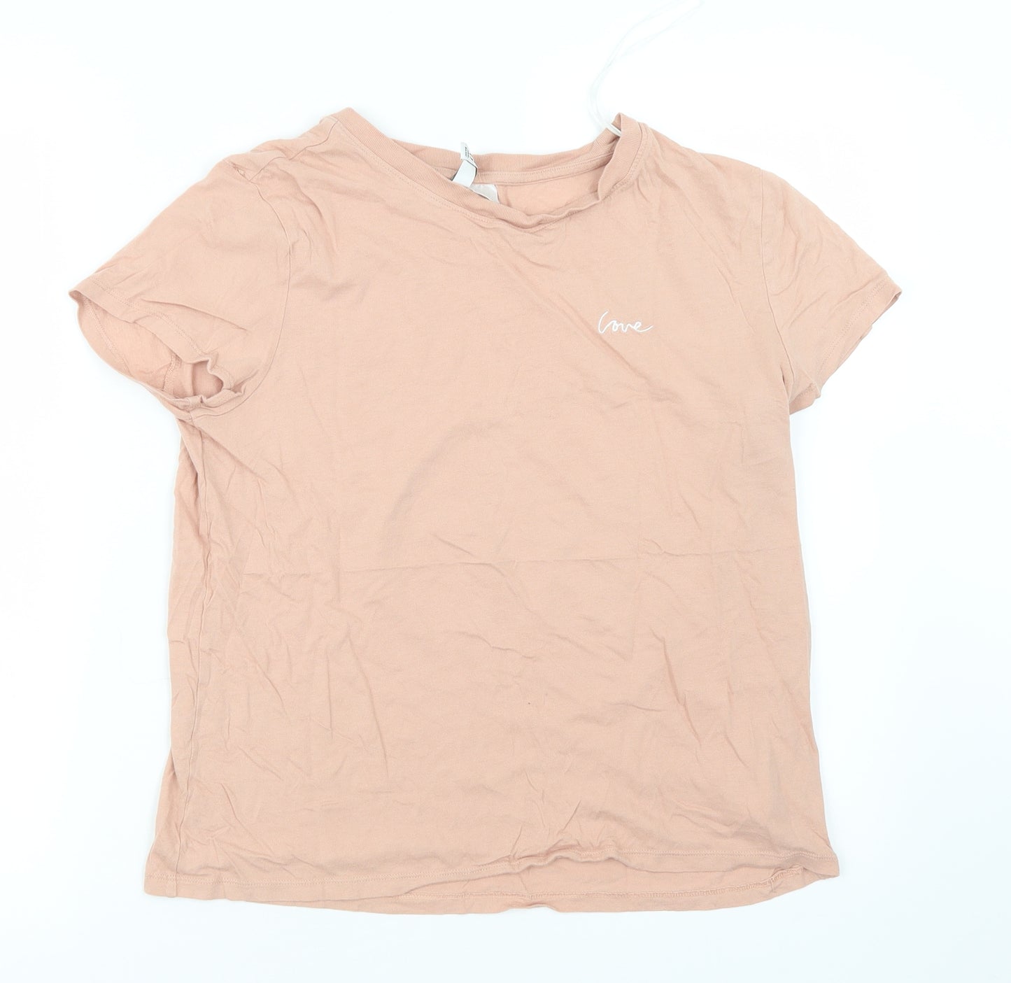 Divided by H&M Womens Pink   Basic T-Shirt Size M