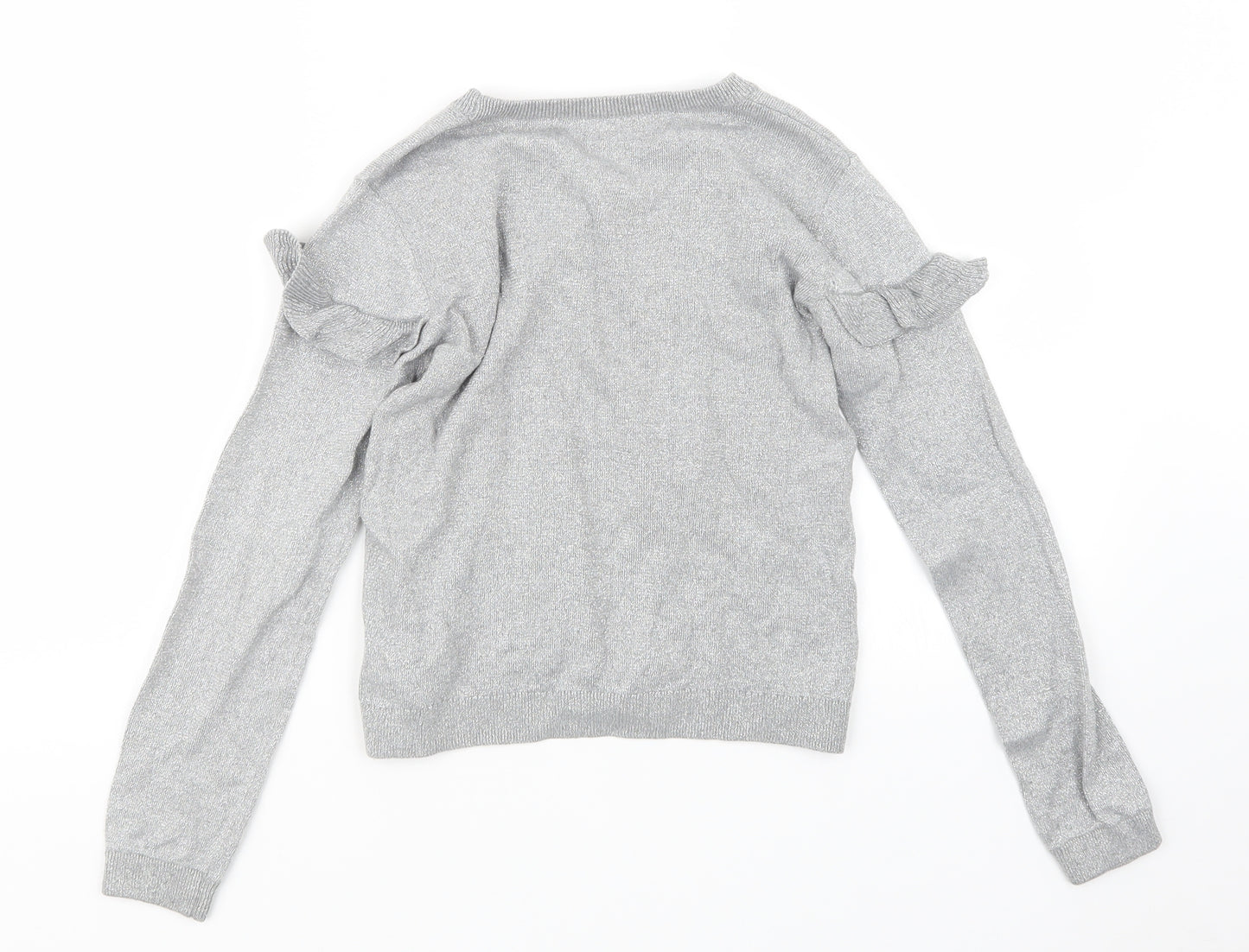 NEXT  Girls Silver   Pullover Jumper Size 12 Years