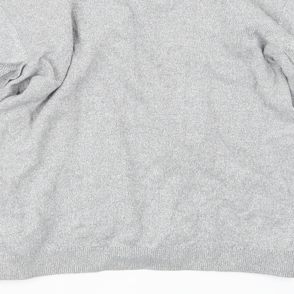 NEXT  Girls Silver   Pullover Jumper Size 12 Years