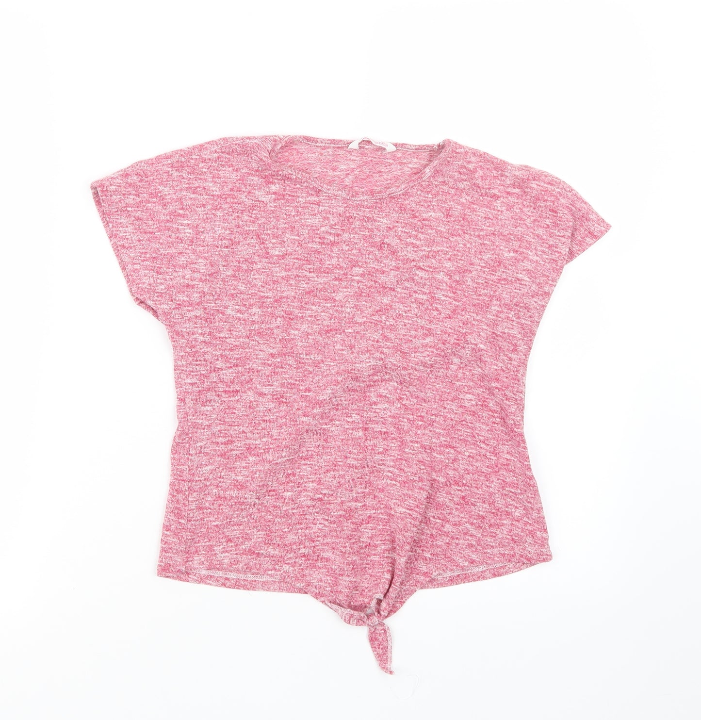Miss E-vie Girls Pink   Cropped T-Shirt Size 13-14 Years