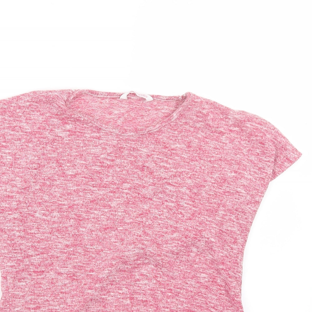 Miss E-vie Girls Pink   Cropped T-Shirt Size 13-14 Years