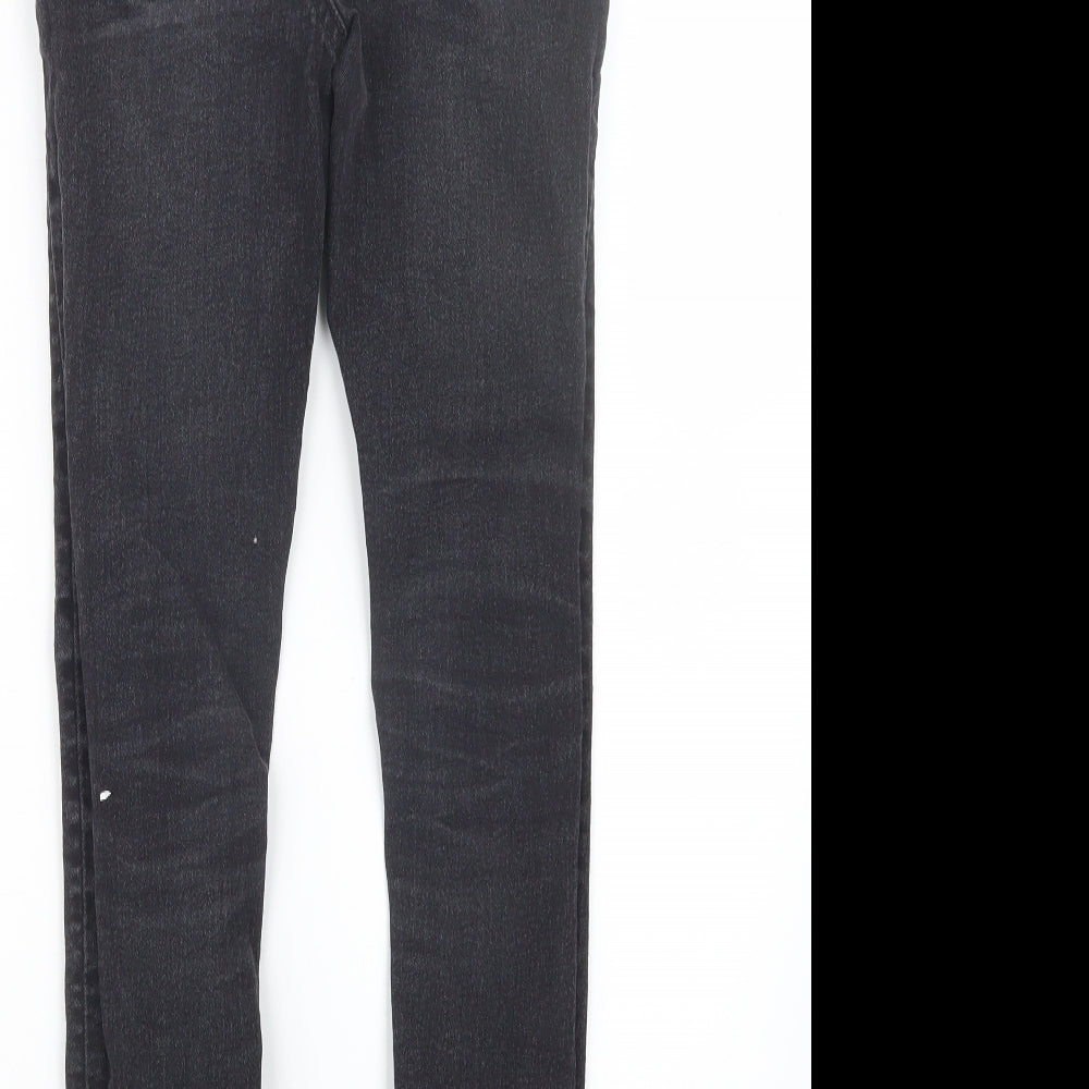 Matalan Boys Black  Denim Skinny Jeans Size 12 Years