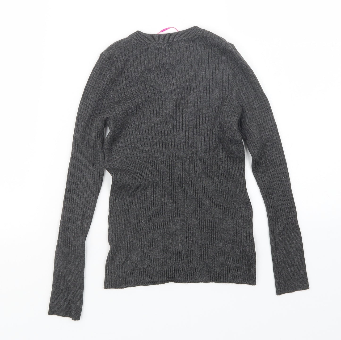 Candy Couture Girls Grey   Pullover Jumper Size 10 Years