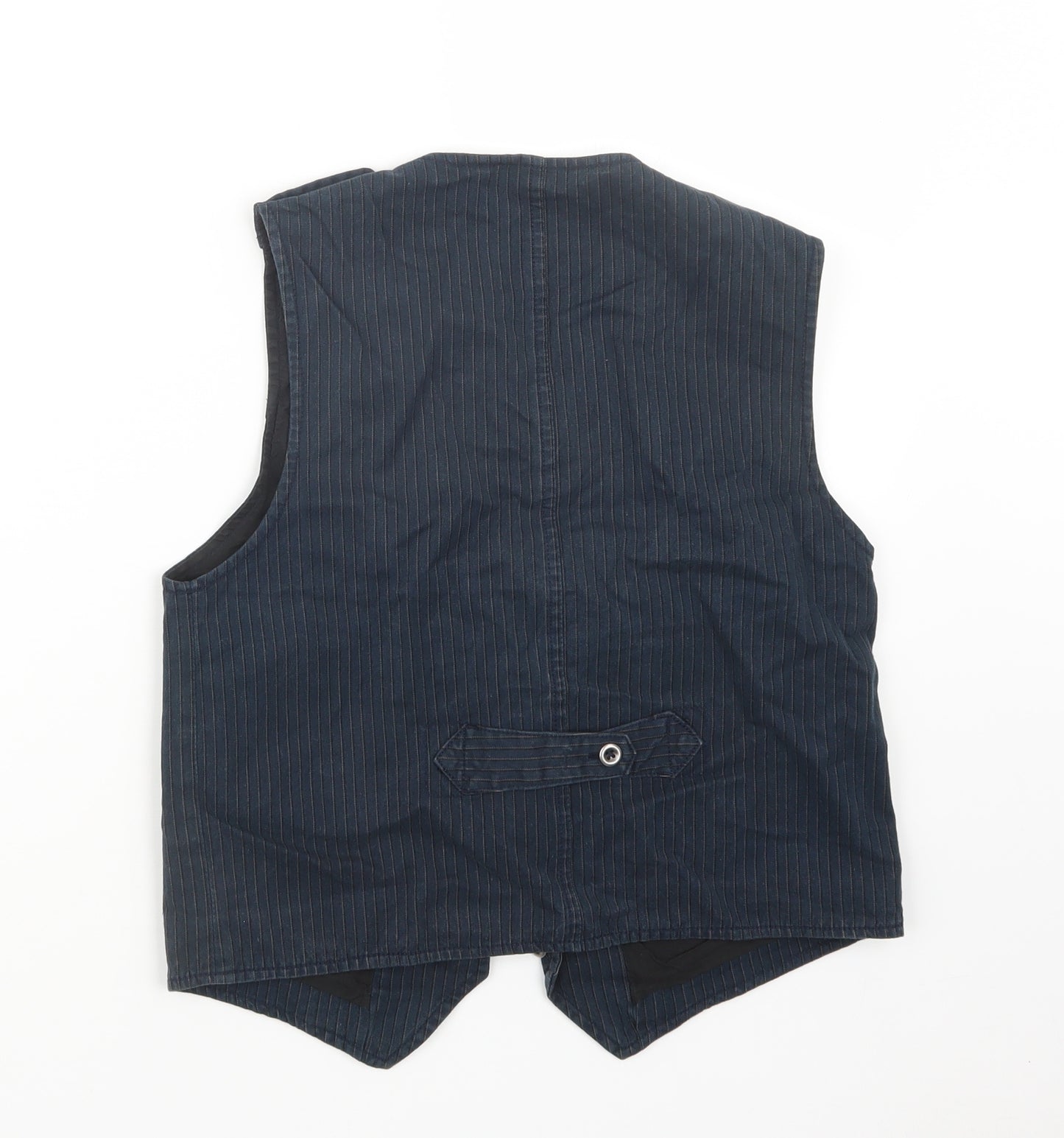 NEXT Boys Blue Striped  Jacket Waistcoat Size 12 Years
