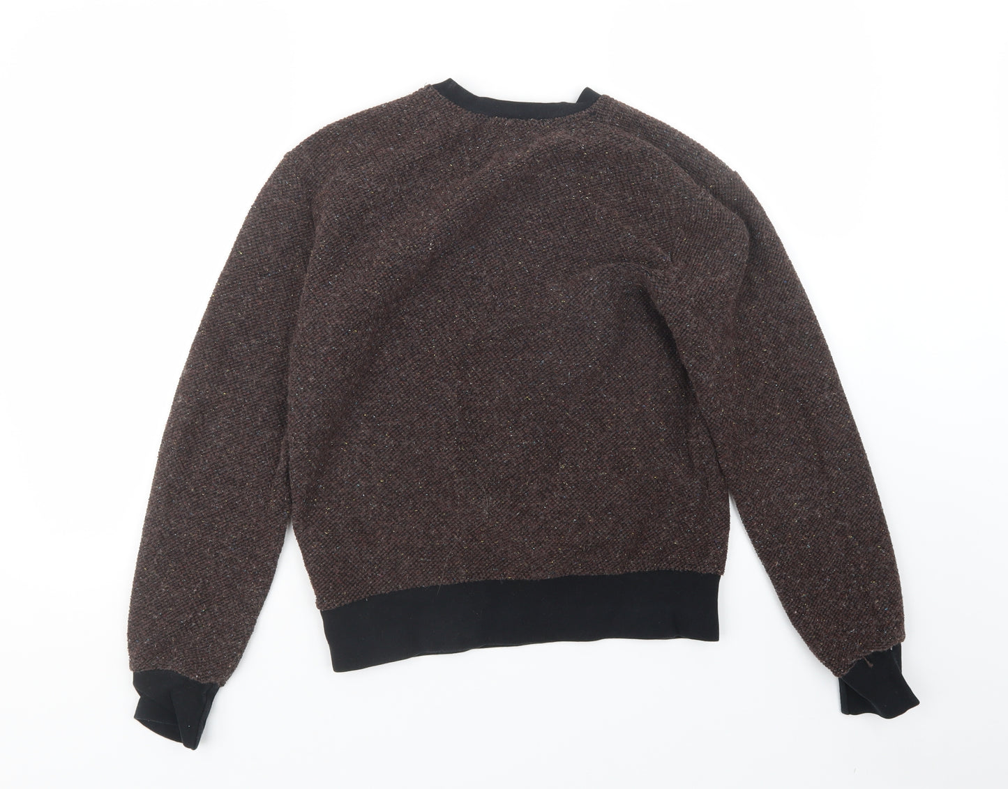 Cedar Wood State Mens Brown  Knit Pullover Jumper Size XS