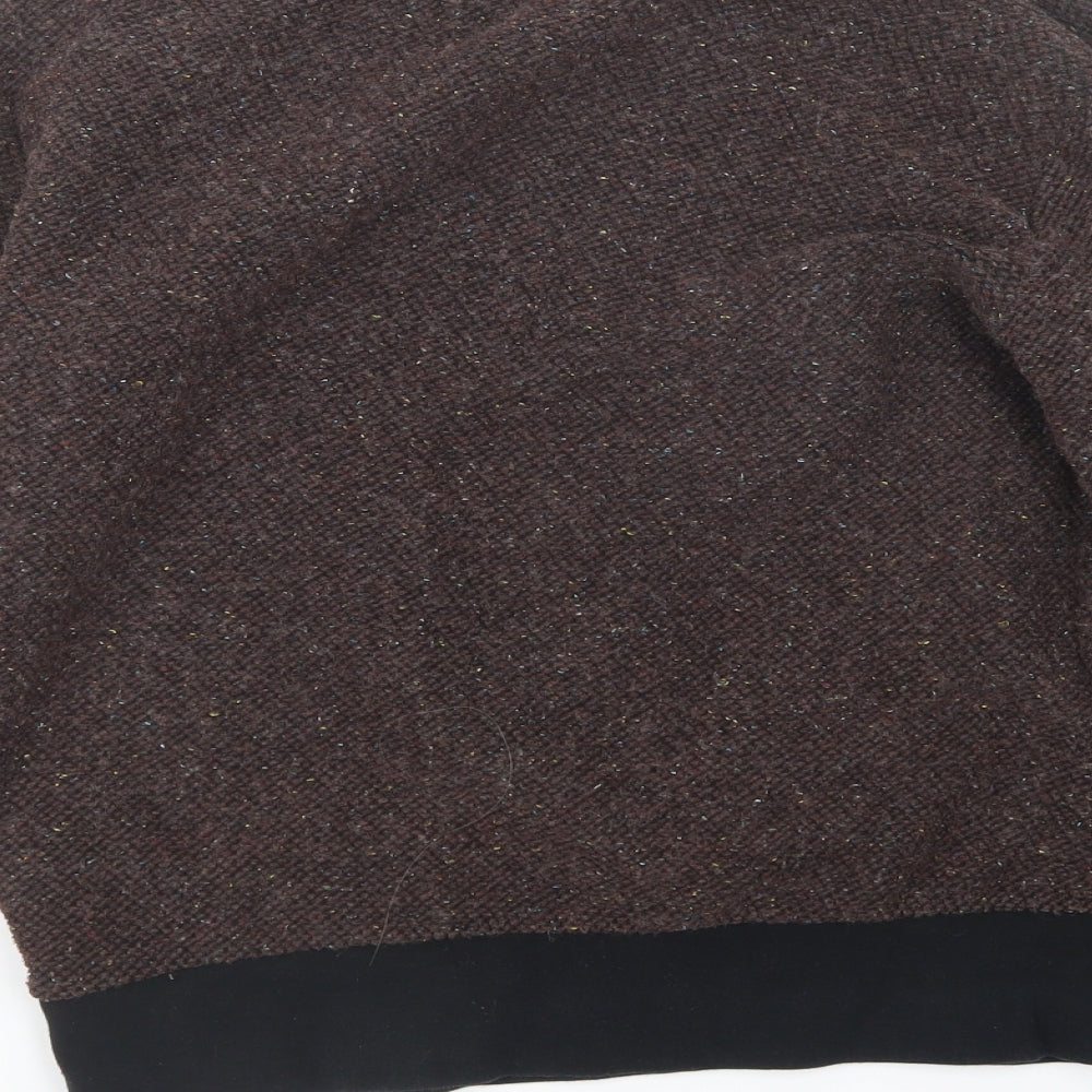 Cedar Wood State Mens Brown  Knit Pullover Jumper Size XS