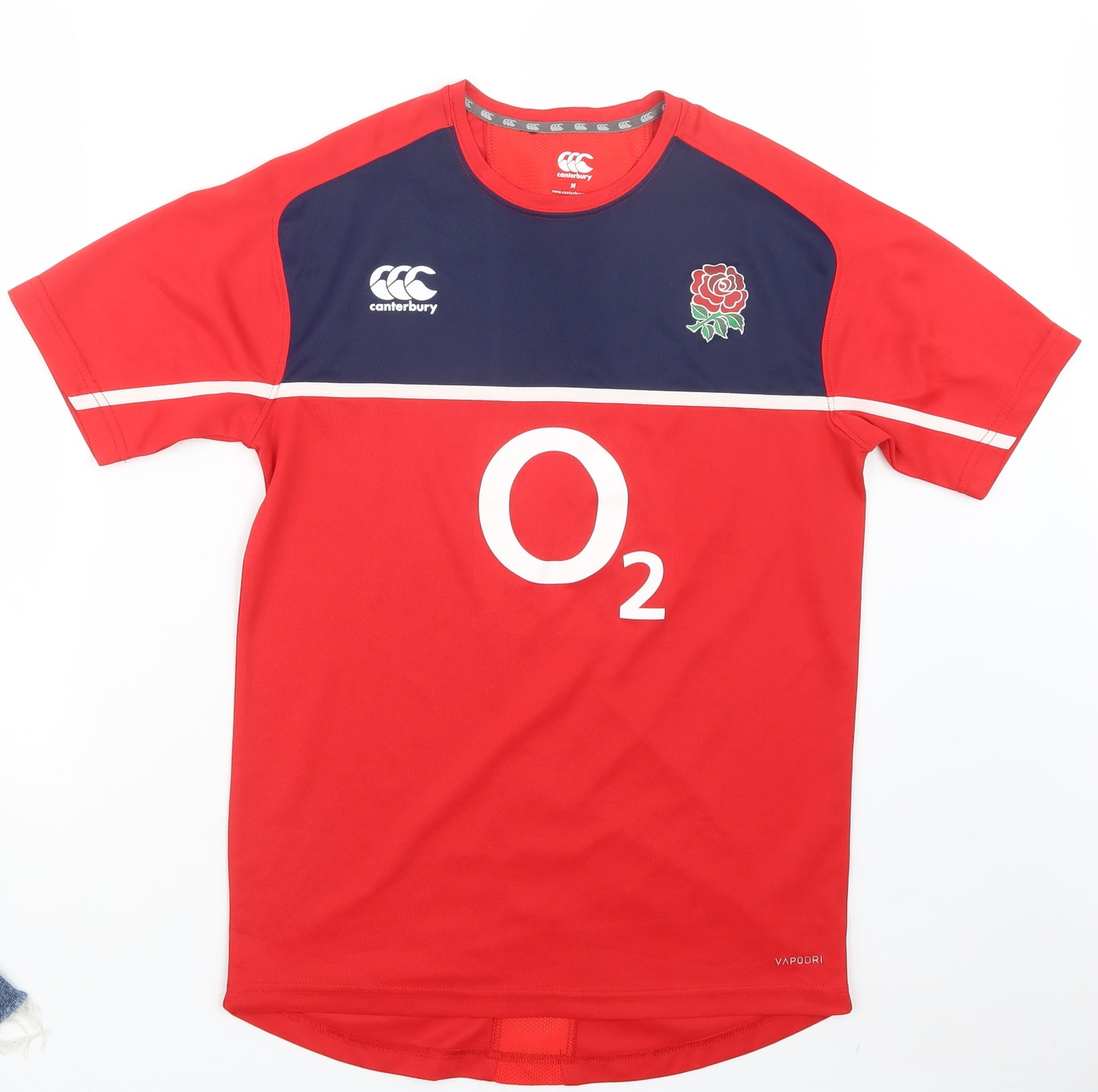 Canterbury Mens Red    T-Shirt Size M  - England