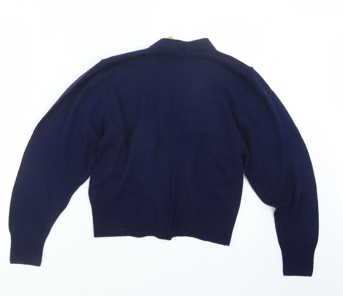 St Michael Womens Blue  Knit Cardigan Jumper Size 12