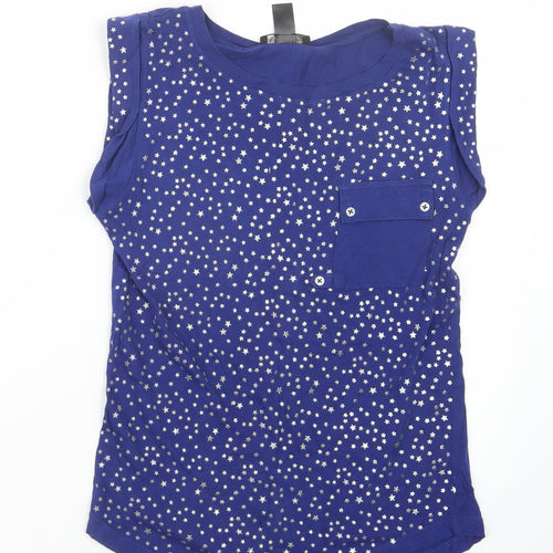 Mango Womens Blue   Basic T-Shirt Size S