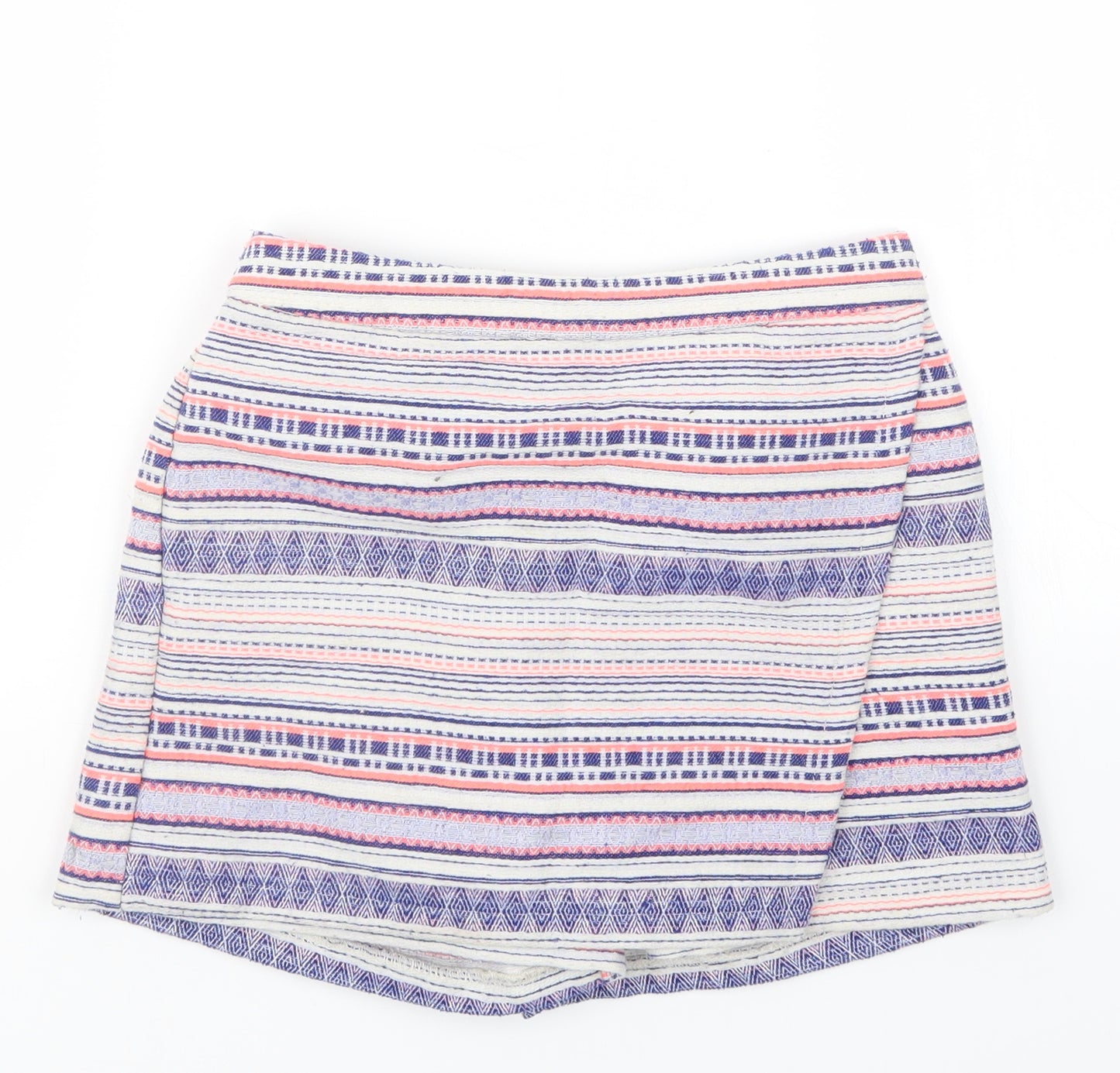 Nutmeg Girls Purple Geometric  Boyfriend Shorts Size 11-12 Years