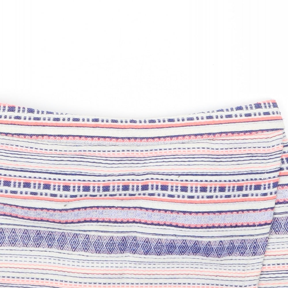 Nutmeg Girls Purple Geometric  Boyfriend Shorts Size 11-12 Years