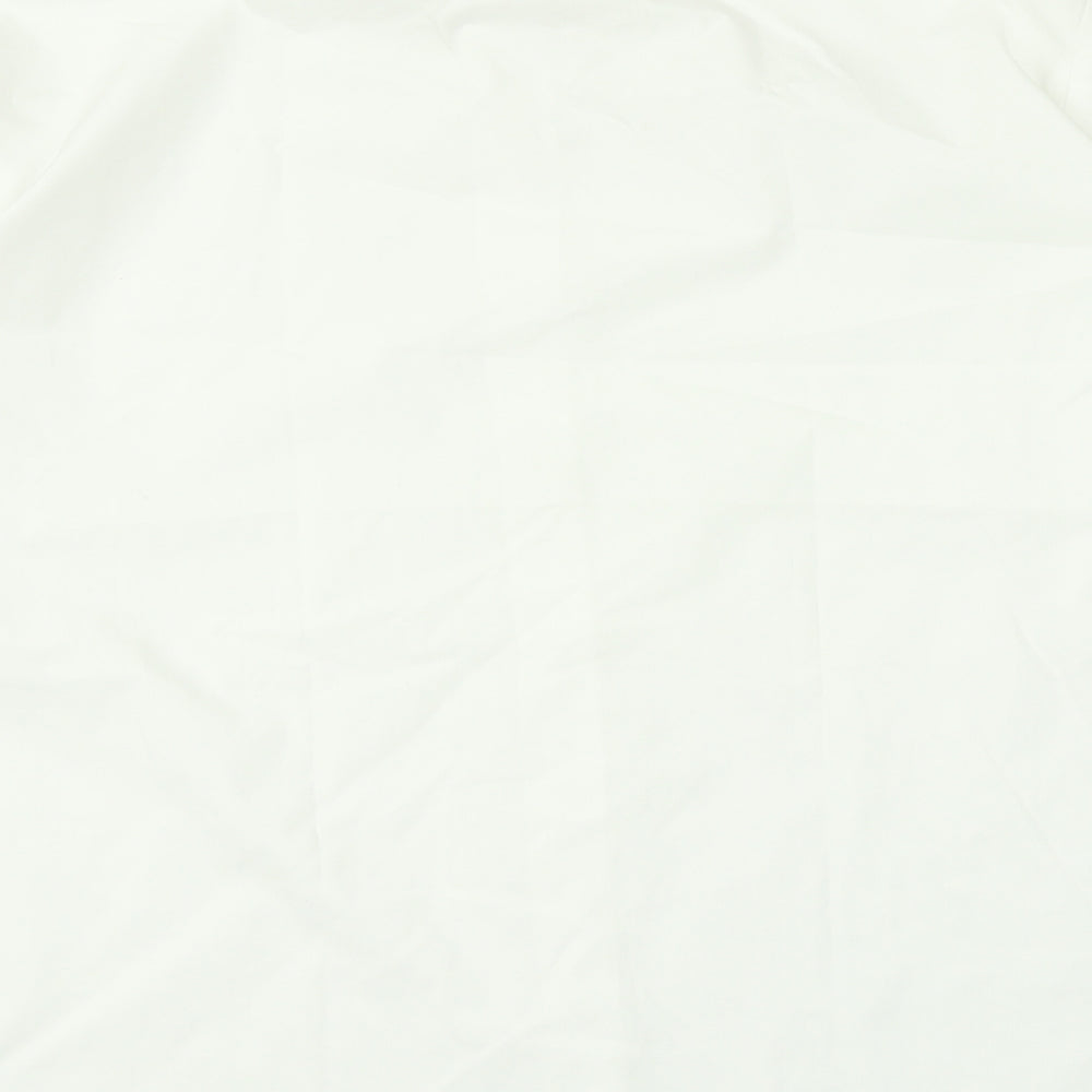 Innovation Mens White    Dress Shirt Size S