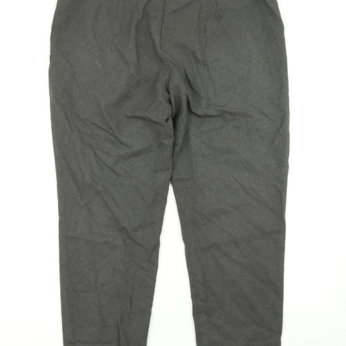 George Womens Grey   Dress Pants Trousers Size 14 L24 in