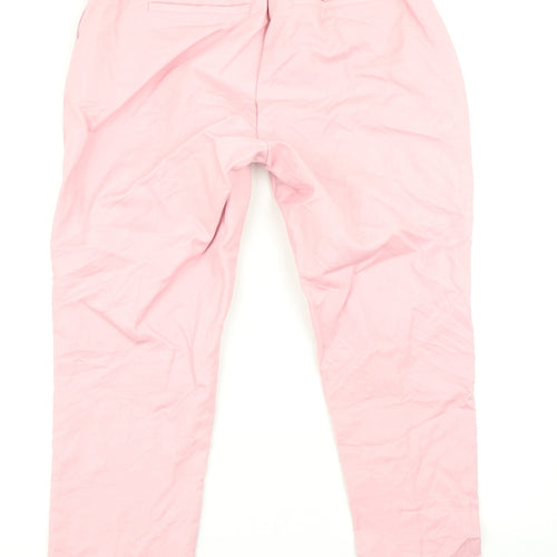 Damart Womens Pink   Pedal Pusher Trousers Size 10 L22 in