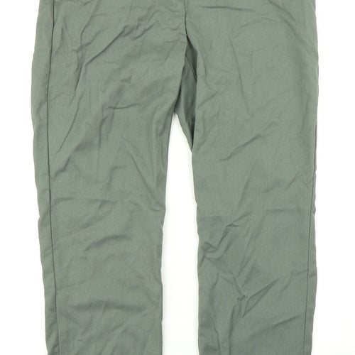 H&M Womens Green   Dress Pants Trousers Size 6 L25 in