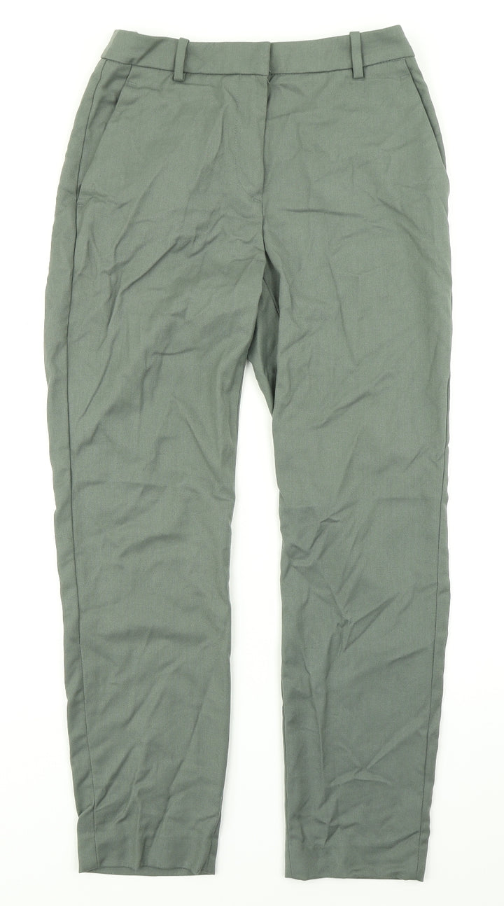 H&M Womens Green   Dress Pants Trousers Size 6 L25 in