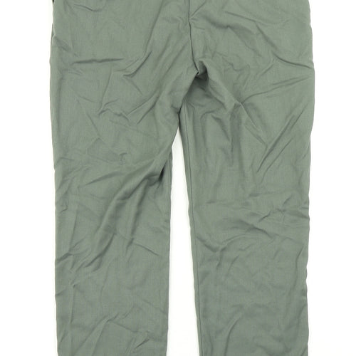 H&M Womens Green   Dress Pants Trousers Size 6 L25 in