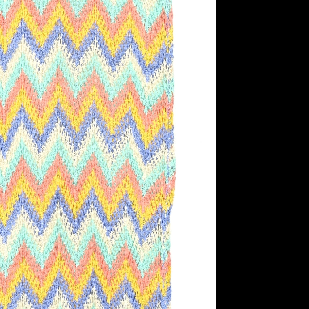 Primark Womens Blue Striped Knit A-Line  Size XL