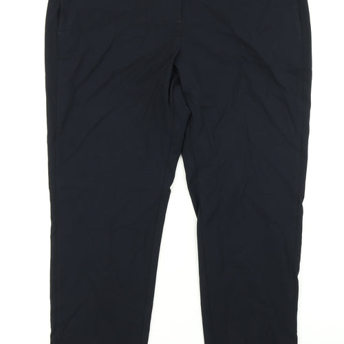 M&S Collection Womens Blue   Dress Pants Trousers Size 14 L24 in