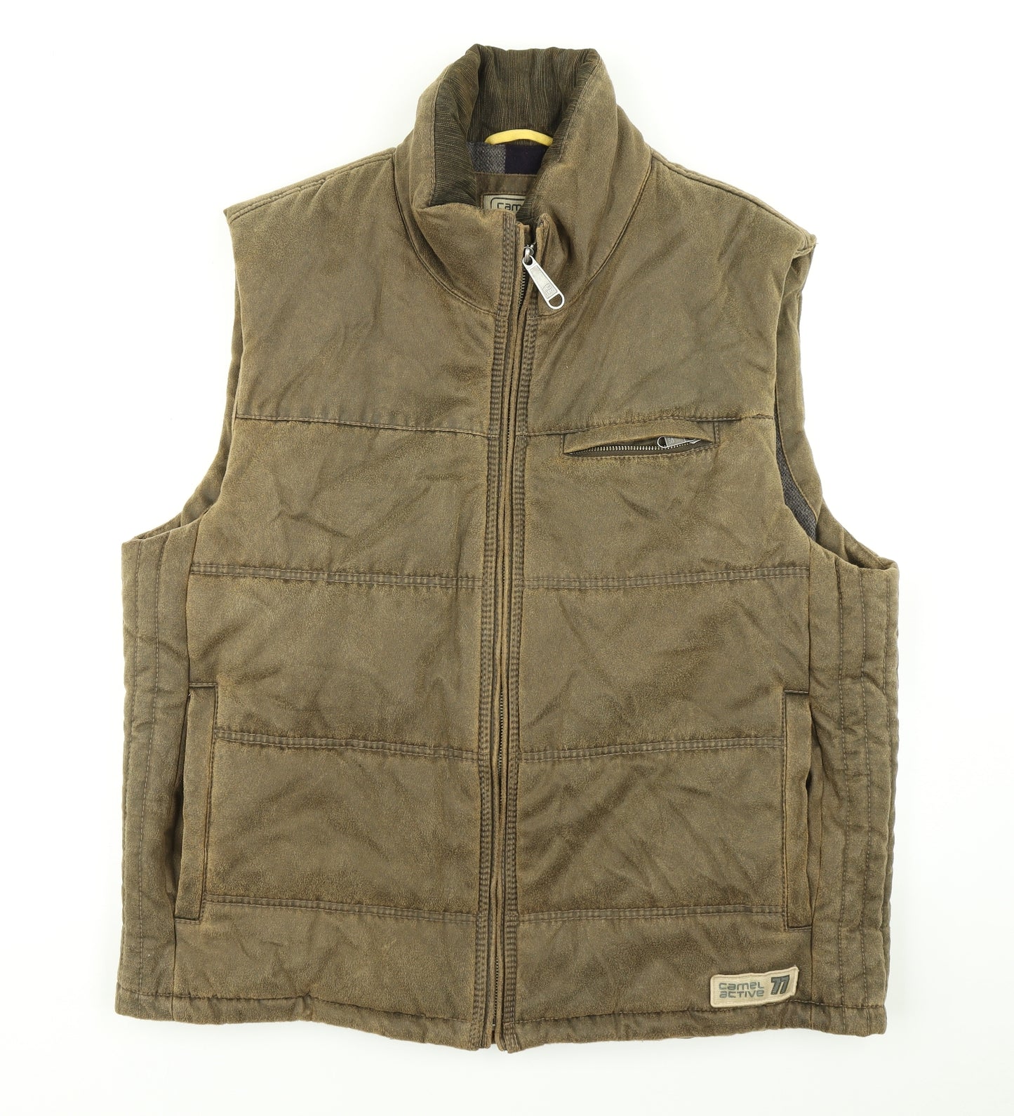 Camel Active Mens Brown   Gilet Coat Size XL
