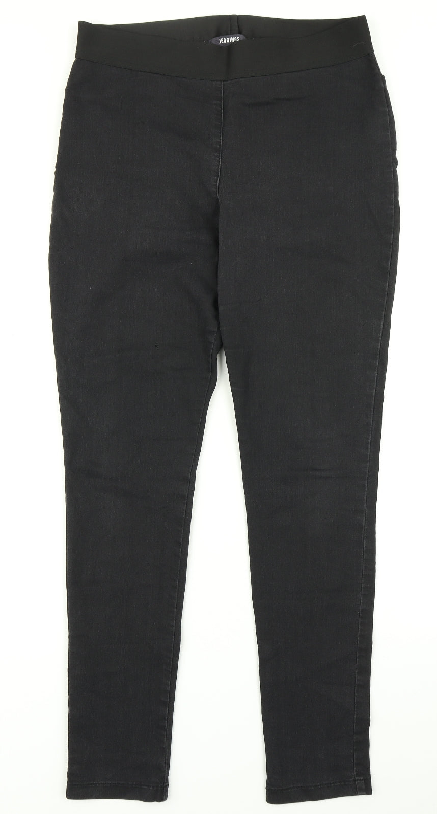 M&S Womens Black  Denim Jegging Jeans Size 14 L29 in