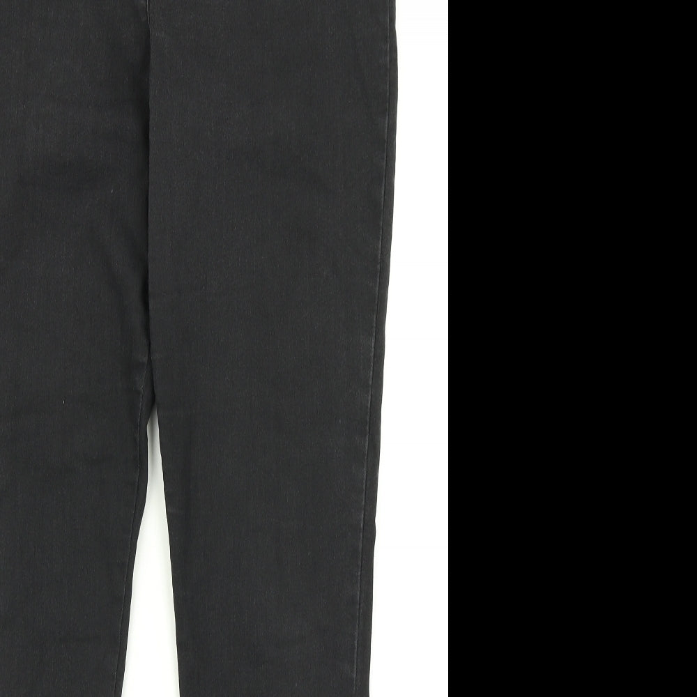 M&S Womens Black  Denim Jegging Jeans Size 14 L29 in