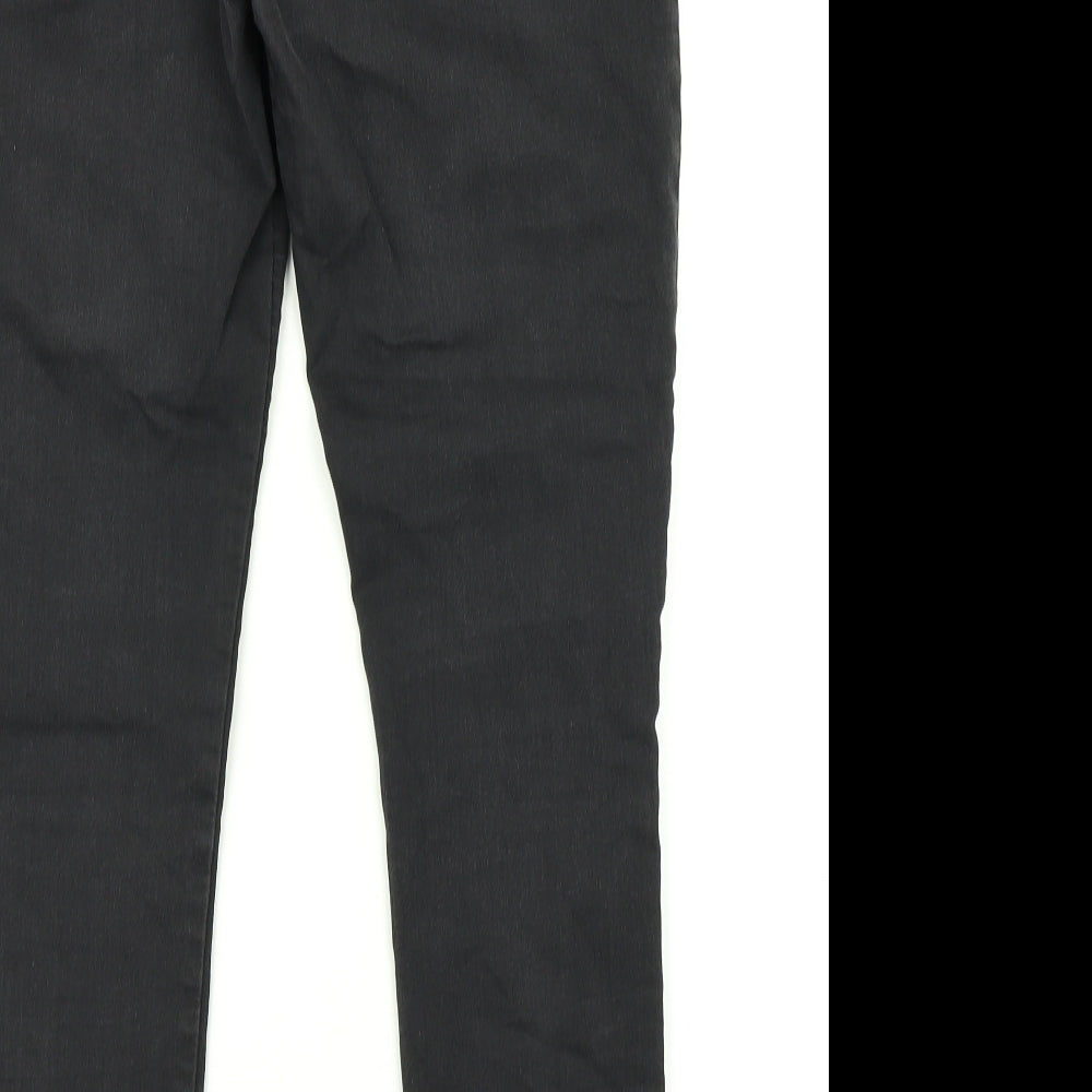 M&S Womens Black  Denim Jegging Jeans Size 14 L29 in