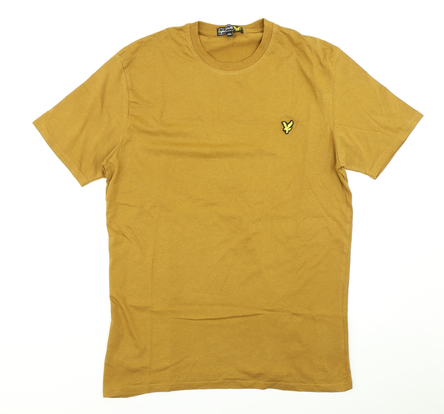 Lyle & Scott Mens Yellow    T-Shirt Size 2XL