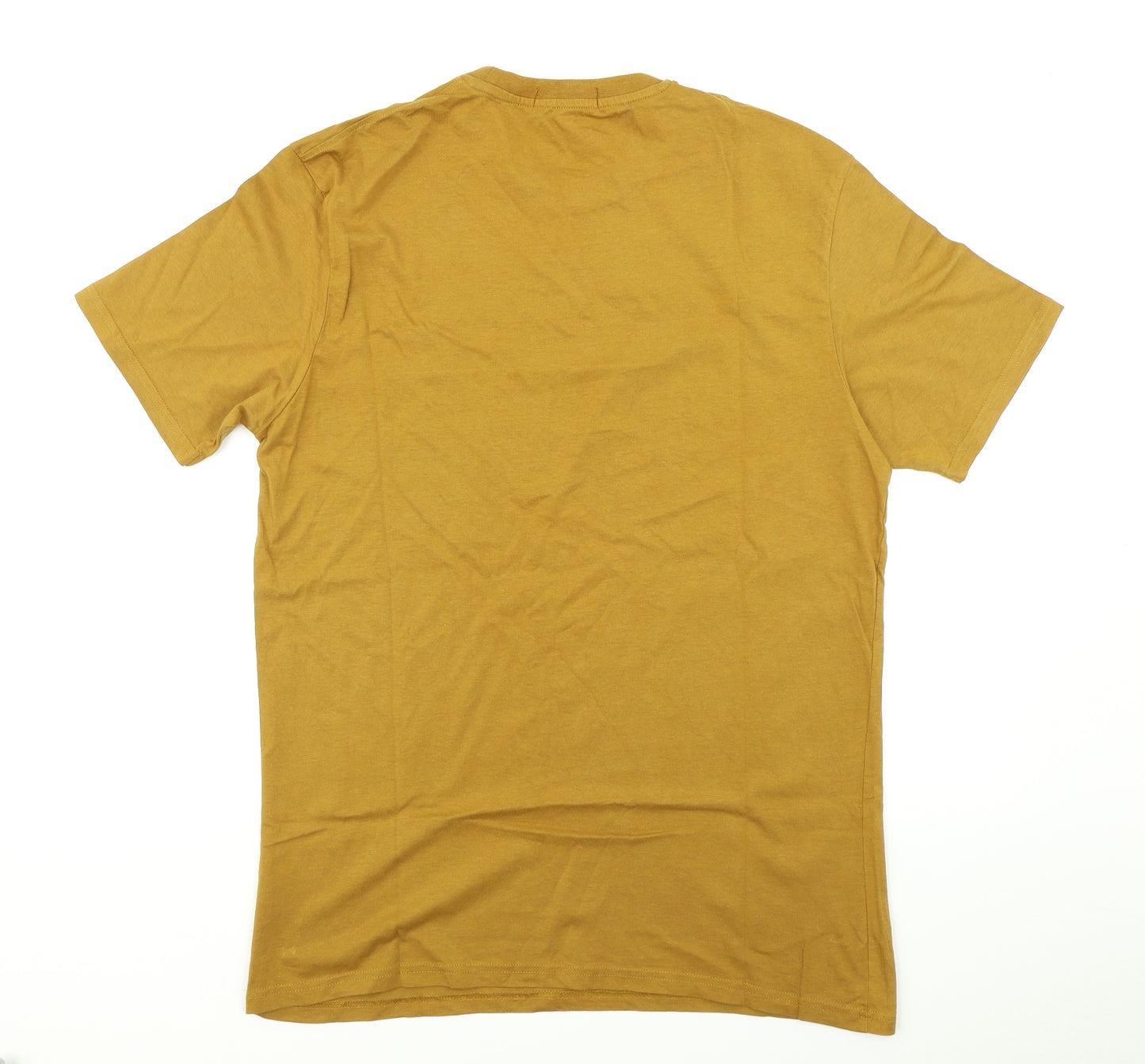 Lyle & Scott Mens Yellow    T-Shirt Size 2XL