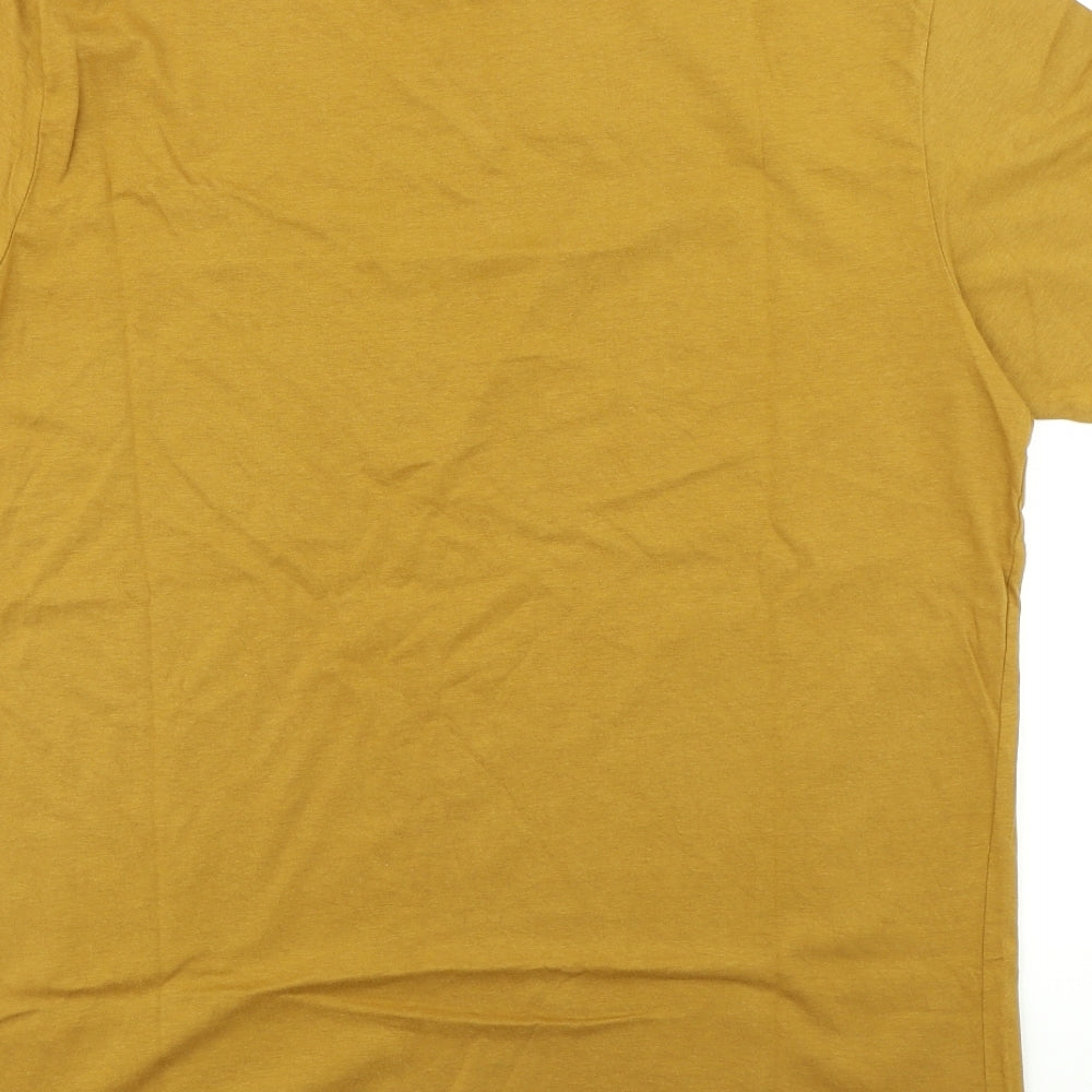 Lyle & Scott Mens Yellow    T-Shirt Size 2XL